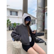 批发2026老钱风毛呢棒球服外套女秋季设计感百搭短款夹克上衣