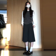 批发复古学院风<b class='q'>衬衫</b>圆领背心马甲女2025新款秋冬季高级感气质叠穿套装