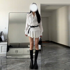 批发法式气质白色长袖连衣裙女早秋季2026新款高级感包臀收腰短裙套装