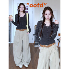 批发2026早春女新款韩系碎花灰色<b class='q'>短款</b>长袖针织<b class='q'>开衫</b>甜美学院风气质上衣