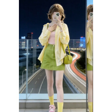 批发绝美不撞款多巴胺<b class='q'>连衣裙</b>子<b class='q'>女</b>夏季穿搭2026新款短裙套装小个子度假
