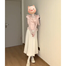 批发法式温柔粉色系穿搭<b class='q'>连衣裙</b>子<b class='q'>女</b>2026新款夏季独特漂亮套装花苞长<b class='q'>裙</b>