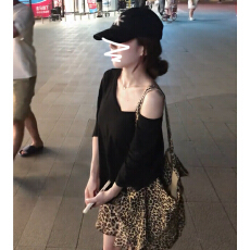 批发韩系气质设计感<b class='q'>豹纹</b>半身裙子女2026夏季新款独特漂亮轻熟风套装裙