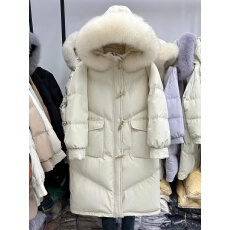 批发<b class='q'>雅</b><b class='q'>鹿</b>同款羽绒棉服女2025新款中长款时尚韩版加厚冬季爆款