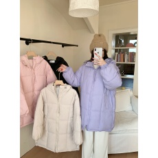 批发2025新款羽绒服女中长款<b class='q'>韩版</b>小个子加厚面包服冬装外套棉服
