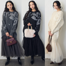 批发实拍 高档重工网纱拼接<b class='q'>连衣裙</b>子女秋冬季2025新款拼接网纱长裙