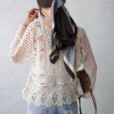 批发实拍 大量货 夏季新款镂空刺绣女叠穿罩衫蕾丝衫 <b class='q'>长袖</b>叠穿上衣