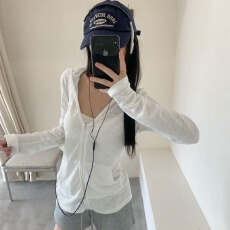 批发上衣雪花棉65棉35涤运动套装女防晒衣连帽上衣休闲<b class='q'>裤子</b>两件套