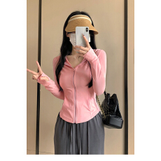 批发官图#冰丝弹力防晒衣女款夏季修身外套紧身上衣新款收腰