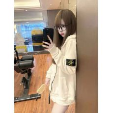 批发潮牌卫衣连帽拉链外套 早秋新款 ins风 港风 不挑身材 巨<b class='q'>显瘦</b>