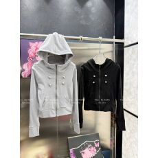 批发气质拉链短款外套秋新款高级百搭<b class='q'>显瘦</b>连帽卫衣 2026冬季新款