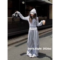 批发新款设计感复古气质拉链外套百搭<b class='q'>显瘦</b>连帽 2026春夏新款 高级感