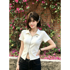 批发不规则夏季正肩显瘦别新款百搭时尚气质简约休闲<b class='q'>韩版</b>修身