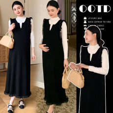 批发<b class='q'>孕妇</b><b class='q'>套装</b><b class='q'>连衣裙</b>2025秋季新款洋气高级感打底衫背心裙<b class='q'>孕妇</b><b class='q'>裙</b>秋冬