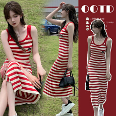 批发<b class='q'>孕妇装</b>2026韩版垂感针织吊带裙简约气质连衣裙女夏季