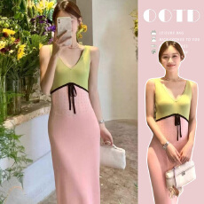 孕妇夏装连衣裙2026新款潮妈孕期穿搭显瘦气质高级辣妈夏季裙子女