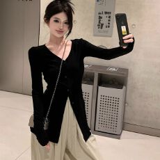 批发已出货 薄款冰丝防晒开衫女夏季气质V领小众<b class='q'>修身</b>显瘦外套上衣