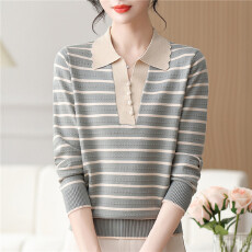 批发妈妈秋装新款<b class='q'>针织衫</b>中老年女装秋季时尚上衣中年妇女打底毛衣