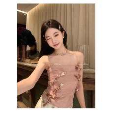 批发区区欧阳 5/16 20点私<b class='q'>服</b>！<b class='q'>定做</b>了超久手工蝴蝶结网纱无袖小衫