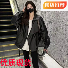 批发24PU137Liixu美式复古皮衣2024秋季新款<b class='q'>街头</b>高级感皮衣外套女