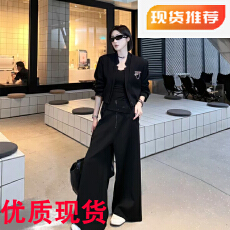 批发邓蕾婷品味在线秋季新款小众设计高级感气质<b class='q'>时尚</b>洋气西装上衣