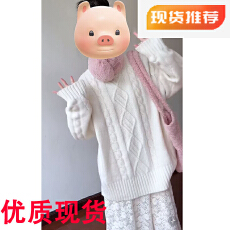 批发2025新早秋假两件蕾丝拼接<b class='q'>连衣裙</b>女秋冬宽松长袖毛衣裙设计感裙子