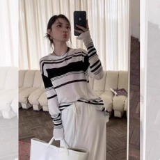 批发撞色<b class='q'>条纹</b>天丝薄纱防晒空调罩衫女夏季外搭小个子冰丝长袖t恤上衣