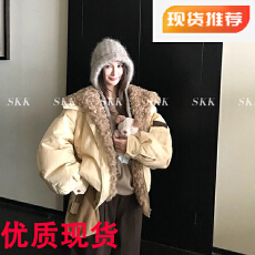 批发'天使之翼'买手店时髦欧尼加大可调节毛领连帽90白鸭绒派克羽绒<b class='q'>服</b>