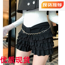 批发Pinksoya粉豆子 芭蕾风蝴蝶结蛋糕半身裙女韩版<b class='q'>百搭</b>a字蓬蓬短裙裤