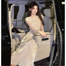 批发千寻严选微醺流光时尚气质小众洋气连衣裙预QXX5LYQ6080A