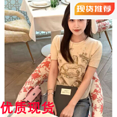 批发深圳南油高品质山<b class='q'>羊绒</b>软糯针织衫高级感时尚超好看小香风短袖上衣