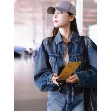 批发古力娜扎同款牛仔外套女2026年春季新款复古小个子宽松<b class='q'>百搭</b>上衣潮