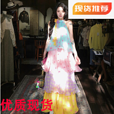 批发fortylions4月29号 20:00 新品8折包邮糖果少<b class='q'>女</b> 加长版波点裙