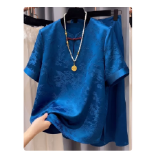 批发绝美新中式国风穿搭独特精致高端漂亮短袖上衣<b class='q'>女</b>2026夏季<b class='q'>新款</b><b class='q'>女</b>装