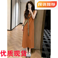 批发复古独特超好看的背带<b class='q'>连衣裙</b>内搭两件套装气质一整套ootd穿搭26夏