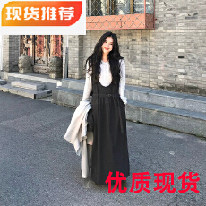 批发DaqianwithU 小确幸 松弛慵懒细腻柔和毛绒感<b class='q'>百搭</b>背带裙