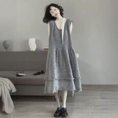 批发2025秋季新款复古时尚穿搭一整套<b class='q'>针织</b><b class='q'>背心</b>马甲蛋糕裙搭配打底上衣