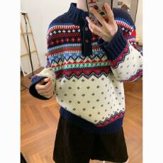 批发波西米亚风百搭加厚<b class='q'>毛衣</b>女<b class='q'>韩版</b>2025秋冬新款宽松显瘦针织衫套头潮