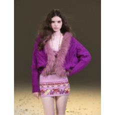 批发韩系蝙蝠袖绞花开衫貉子针织衫外套女秋冬新款宽松显瘦<b class='q'>长袖</b>上衣