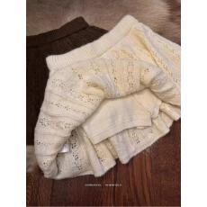 批发法式气质松紧腰镂空时髦毛针织半身裙2025<b class='q'>新款</b>百搭秋冬小短裙