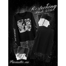 批发y2k美式复古千禧字母印花<b class='q'>T</b><b class='q'>恤</b>暗黑风街头朋克<b class='q'>男</b>女同款<b class='q'>长袖</b>上衣