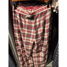 批发红色格子法式简约格子<b class='q'>大码</b>睡<b class='q'>裤</b>女士夏季新款宽松家居休闲阔腿长<b class='q'>裤</b>