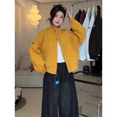 批发美式立领棒球服外套女2026秋季新款小个子休闲百搭短款夹克上衣潮