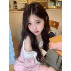 批发一字肩粉色针织<b class='q'>连衣裙</b>女秋冬绝美<b class='q'>蝴蝶结</b>系带长袖毛衣宽松软糯上衣