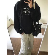 华棉复合-薄款310g加绒400g 圆领卫衣女秋冬装