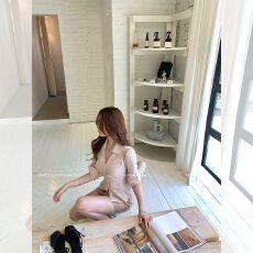 批发白云甜 韩漫高智 气质收腰白色衬衫女通勤修身长袖上衣