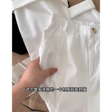 批发纯棉酵洗加柔阔腿裤<b class='q'>休闲裤</b>2026夏季新款韩版百搭显瘦休闲长裤子女