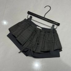 批发2026早春新款短裙美高学院风辣妹减龄格纹a字半裙