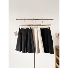 批发秋冬新款韩版chic轻熟通勤风百搭简约毛呢高腰遮跨A<b class='q'>字</b>半<b class='q'>裙</b>