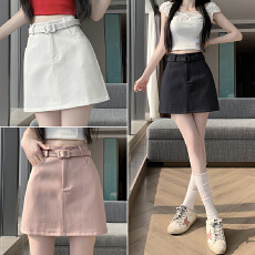 批发2026爆款韩版高腰<b class='q'>西装</b>半身裙女春夏款休闲a字包臀短裙